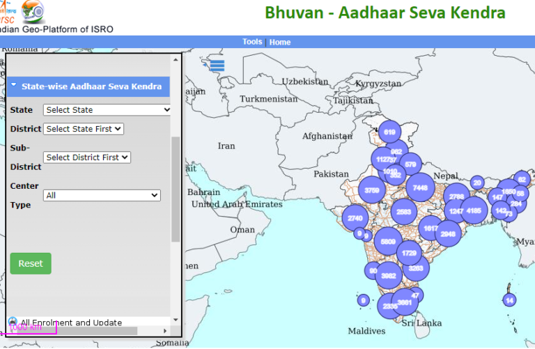 Bhuvan Aadhaar Portal